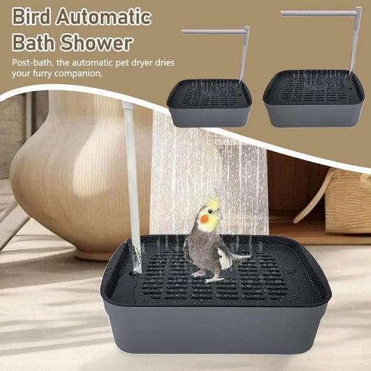 🦜 Professional Automatic Bird Bath Tub | USB Electric Circulating Water Shower 💦