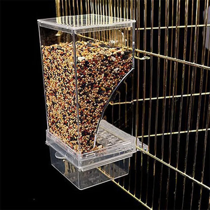🦜 Premium No-Spill Bird Feeder | Automatic Seed & Water Dispenser for Parakeets & Cockatiels ✨